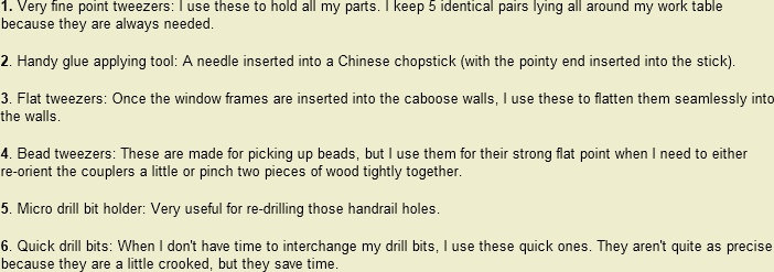 Toolslist